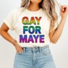 Gay For Maye New England Patriots Rainbow T-Shirt