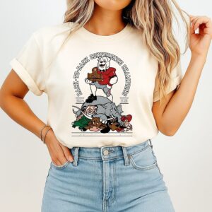 Geogria Bulldogs Back To Back Conference Champions 2024 2025 T-Shirt