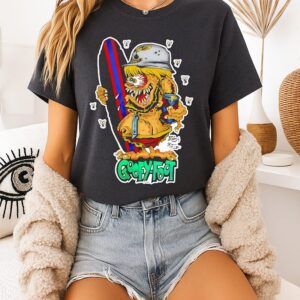 Goofyfoot Surf Goat Cartoon T-Shirt
