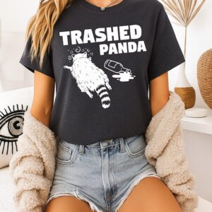 Hanover Drunk Raccoon Trashed Panda T-Shirt
