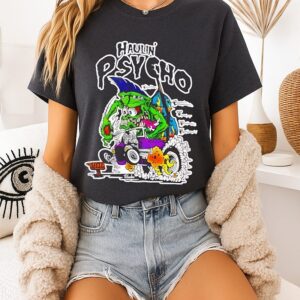 Haulin’ Psycho Goat Cartoon T-Shirt