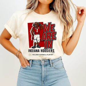 Indiana Hoosiers 2025 Cfp Bound We Are In Mascot T-Shirt