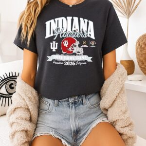 Indiana Hoosiers College Football Playoff 2026 Rose Bowl T-Shirt