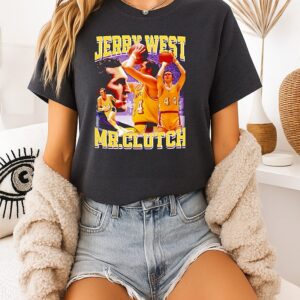 Jerry West Mr Clutch Los Angeles Lakers T-Shirt