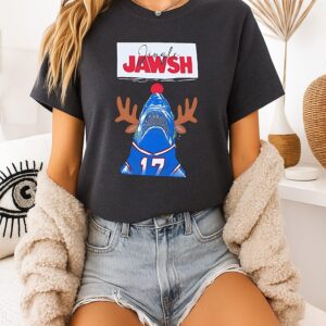 Jingle Jawsh Reindeer Josh Allen Style Jaws T-Shirt