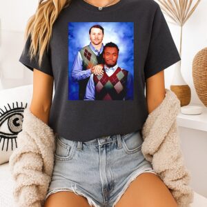 Josh Allen James Cook Step Brothers Buffalo Bills T-Shirt