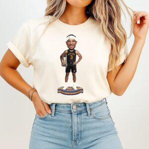 Josh Hart New York Knicks NBA Cup Champions Caricature T-Shirt