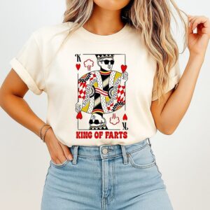King Of Farts Cards Retro T-Shirt