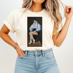 Lily Allen Wearing A Puffer Jacket And Polka-Dot Boots Album West End Girl T-Shirt