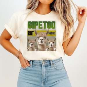 Llamas Gippetto Bot Farmers Graphic T-Shirt