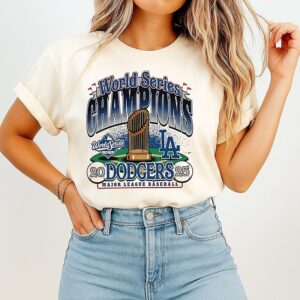 Los Angeles Dodgers 2025 World Series Champions Mlb Congratulations T-Shirt