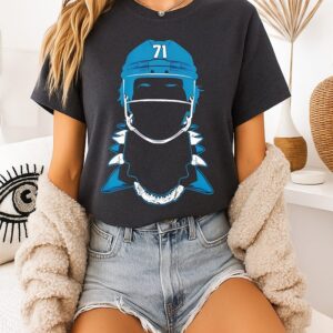 Macklin Celebrini San Jose Sharks Tooth Necklace T-Shirt