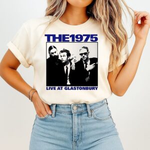 Matty Healy Adam Hann Ross Macdonald George Daniel The 1975 Live At Glastonbury T-Shirt