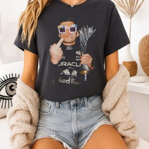 Max Verstappen Middle Finger T-Shirt