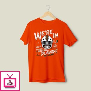 Miami Hurricanes Cfp College Football Playoff 2025-26 T-Shirt
