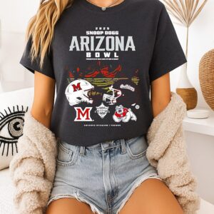 Miami Redhawks Vs Fresno State Bulldogs 2025 Snoop Dogg Arizona Bowl Head To Head T-Shirt