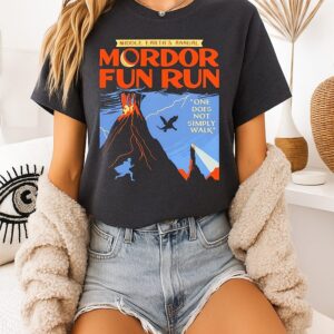 Middle Earth’s Annual Mordor Fun Run One Does Not Simply Walk T-Shirt
