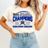 Middletown Cavaliers Back 2 Back Class 3a Football Champions 2025 T-Shirt