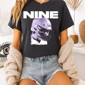 Minnesota Vikings Jj Mccarthy Nine Big Head T-Shirt