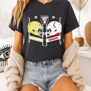 Navy Midshipmen Vs Cincinnati Bearcats 2025 Autozone Liberty Bowl Head To Head T-Shirt