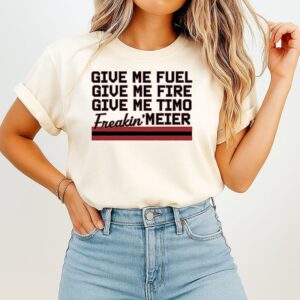 New Jersey Devils Give Me Fuel Fire Timo Freakin’ Meier T-Shirt