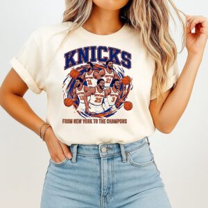 New York Knicks 2025 NBA Cup Champions From Ny To The Champions T-Shirt