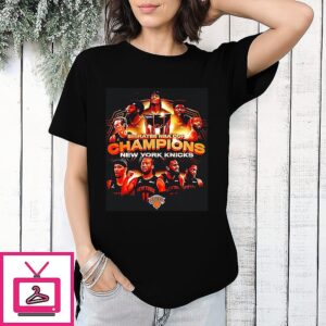 New York Knicks 2025 NBA Cup Champions Vintage T-Shirt