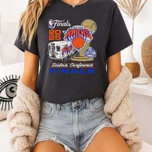 New York Knicks 2025 NBA Eastern Conference Finals Champions T-Shirt