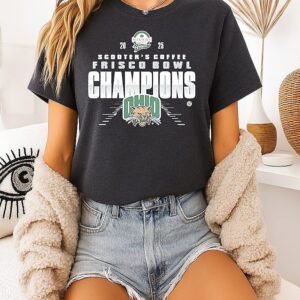 Ohio Bobcats 2025 Scooter’s Coffee Frisco Bowl Champions T-Shirt