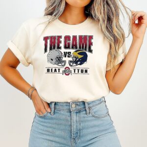 Ohio State Buckeyes Beat Ttun Michigan Wolverines 2025 The Game Helmet T-Shirt