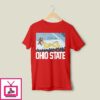 Ohio Vs Michigan Rivalry Script Ohio On Big M T-Shirt