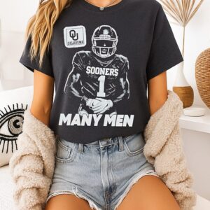 Oklahoma Sooners Jaydn Ott Many Men T-Shirt