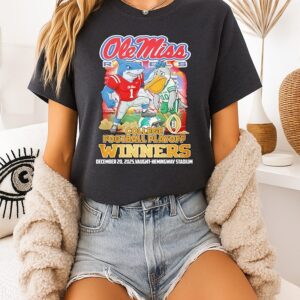 Ole Miss Rebels 2025 College Playoff NCAA Winner Beat Tulane T-Shirt