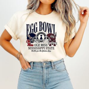 Ole Miss Vs Mississippi State 2025 Egg Bowl Battle For The Golden Egg T-Shirt