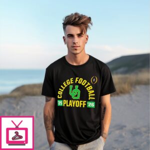 Oregon Ducks 2025-26 College Football Playoff Touchdown Glory T-Shirt