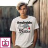 Overstimulated But Festive Rat Christmas T-Shirt