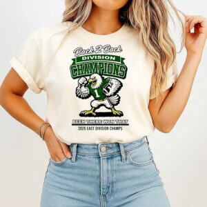Philadelphia Eagles Back 2 Back Division Champs 2025 Been There Won That T-Shirt