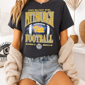 Pittsburgh Football 2025 Military Bowl T-Shirt