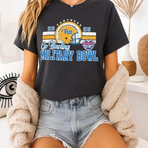Pittsburgh Pitt Football 2025 Military Bowl Go Bowling T-Shirt