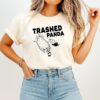 Raccoon Drinking Ancol Trashed Panda T-Shirt