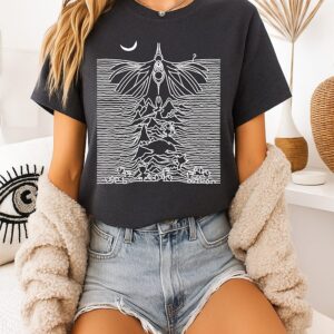Silk Division Hollow Knight Silksong And Joy Division’s Unknown Pleasures T-Shirt