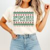 Snowflakes Belong In Winter Not Police Ugly Christmas T-Shirt
