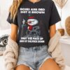 Snowman Roses Are Red Shit Is Brown Shut The Fuck Up And Sit The Fuck Down Christmas T-Shirt