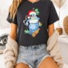 Stocking Stuffer Bendy Holding Cigar Merry Christmas T-Shirt