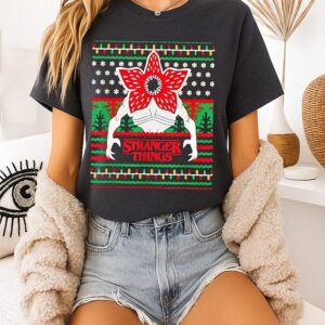 Stranger Things Demogorgon Ugly Christmas T-Shirt
