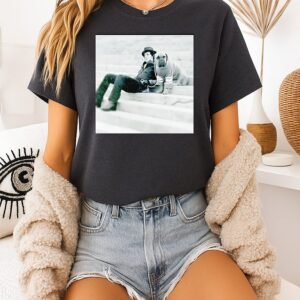 Sylvester Stallone And Butkus Photo Retro T-Shirt