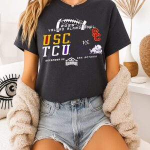 Tcu Vs Usc 2025 Alamo Bowl Bound T-Shirt