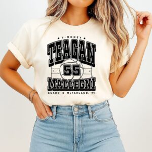 Teagan Mallegni Iowa Hawkeyes T-Money From Mcfarland Wi T-Shirt