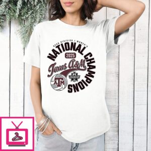 Texas A&m Aggies National Champs 2025 Volleyball T-Shirt