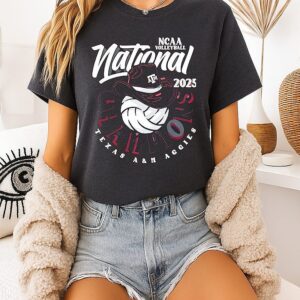Texas A&M Aggies Women’s Volleyball National Champions 2025 Hat T-Shirt